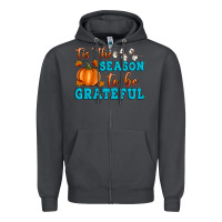Smoke Tis' the Season To Be Grateful Zipper Hoodie - Artiststas