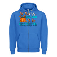 True Royal Tis' the Season To Be Grateful Zipper Hoodie - Artiststas