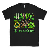 Black happy st. patricks day paws Classic Tee - Artiststas