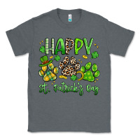 Charcoal Heather happy st. patricks day paws Classic Tee - Artiststas