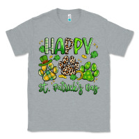Heather Grey happy st. patricks day paws Classic Tee - Artiststas