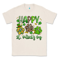 Natural happy st. patricks day paws Classic Tee - Artiststas
