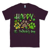 Plum happy st. patricks day paws Classic Tee - Artiststas