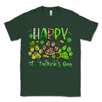 Sports Green happy st. patricks day paws Classic Tee - Artiststas