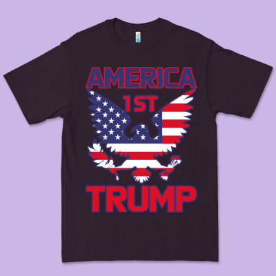 Trump America First Eagle Premium Tee Designed By Bettercallsaul