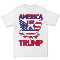 White Trump America First Eagle Premium Tee - Bettercallsaul