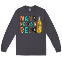 Smoke Mama Needs a Beer Long Sleeve Tee - CowCowDesign