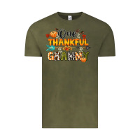 Vintage Olive one thankful grammy Vintage Tee - CowGirlArtShop