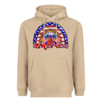 Mushroom america rainbow Heavyweight Hoodie - BarkalooDesign