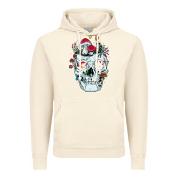 Vintage Artic halloween skull collector mushrooms flowers and butterflies sweatshirt Vintage Hoodie - trangStudio