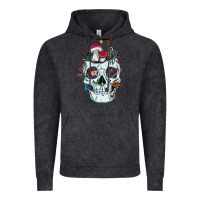 Vintage Black halloween skull collector mushrooms flowers and butterflies sweatshirt Vintage Hoodie - trangStudio
