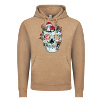 Vintage Coffee halloween skull collector mushrooms flowers and butterflies sweatshirt Vintage Hoodie - trangStudio