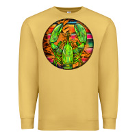 Antique Gold lobster round Premium Sweatshirt - BarkalooDesign