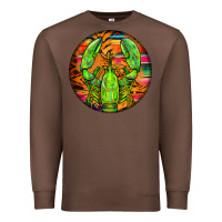 Chestnut lobster round Premium Sweatshirt - BarkalooDesign