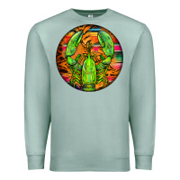 Seafoam lobster round Premium Sweatshirt - BarkalooDesign