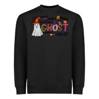 Black ghost Heavyweight Sweatshirt - CowhideDigitalArt