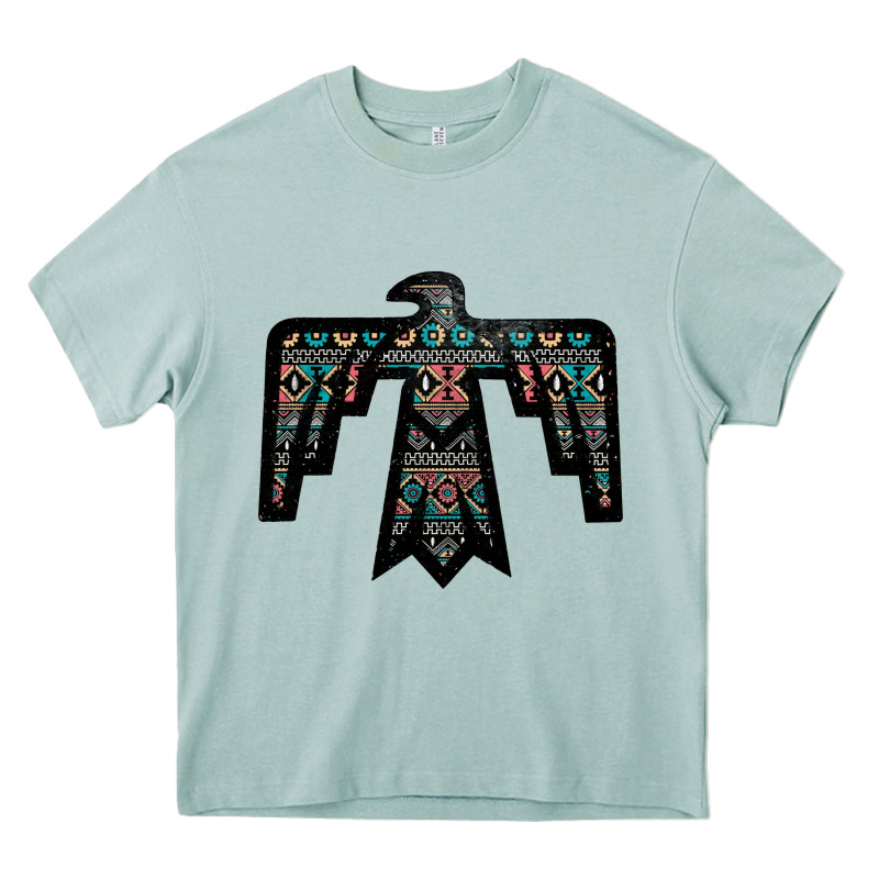 Black Aztec Thunderbird Heavy Core Tee by Bettercallsaul | Teevron