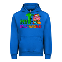 Cobalt my first hallothanksmas Urban Hoodie - AdoDesignShop