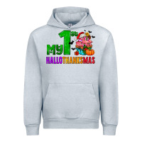 Heather Grey my first hallothanksmas Urban Hoodie - AdoDesignShop
