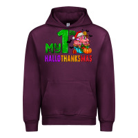 Mauve Wine my first hallothanksmas Urban Hoodie - AdoDesignShop