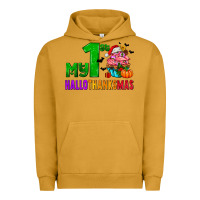 Pigment Peanut Butter my first hallothanksmas Urban Hoodie - AdoDesignShop