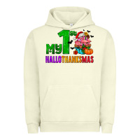 Pigment Pistachio my first hallothanksmas Urban Hoodie - AdoDesignShop