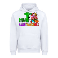 White my first hallothanksmas Urban Hoodie - AdoDesignShop