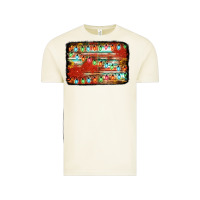 Vintage Arctic christmas serape sunflower background Vintage Tee - Jasminsmagicworld