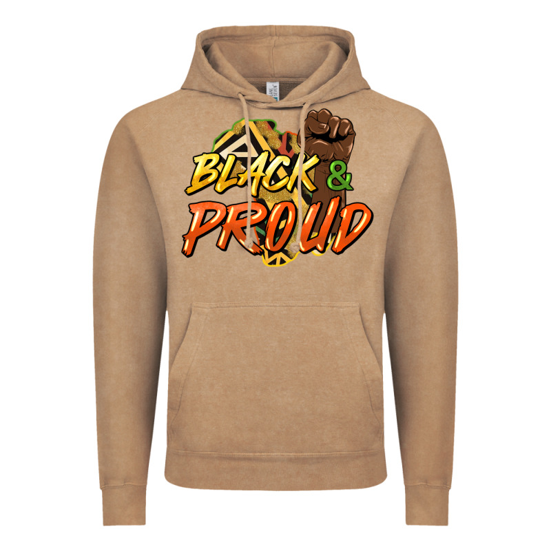 Black And Proud Vintage Hoodie by HowdyJamesFarm | Teevron