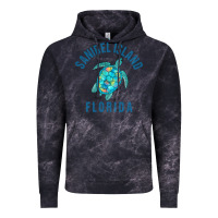 Cloud Black sanibel island beach design  sea turtle illustration gift pullover hoo Vintage Hoodie - trangStudio