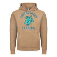 Vintage Coffee sanibel island beach design  sea turtle illustration gift pullover hoo Vintage Hoodie - trangStudio
