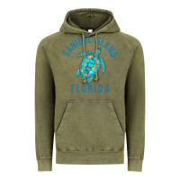 Vintage Olive sanibel island beach design  sea turtle illustration gift pullover hoo Vintage Hoodie - trangStudio