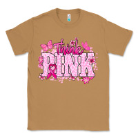 Toasted Coconut Think pink Cancer Awareness Classic Tee - HowdyJamesFarm