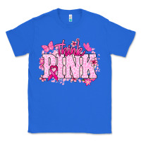 True Royal Think pink Cancer Awareness Classic Tee - HowdyJamesFarm