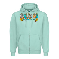 Seafoam Welcome fall Zipper Hoodie - Artiststas