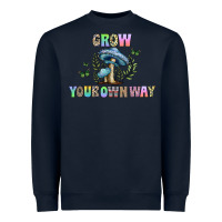 Navy grow your own way Heavyweight Sweatshirt - CowhideDigitalArt