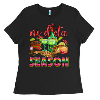 Black No Dieta Season Ladies Tee - texasbilliewilder
