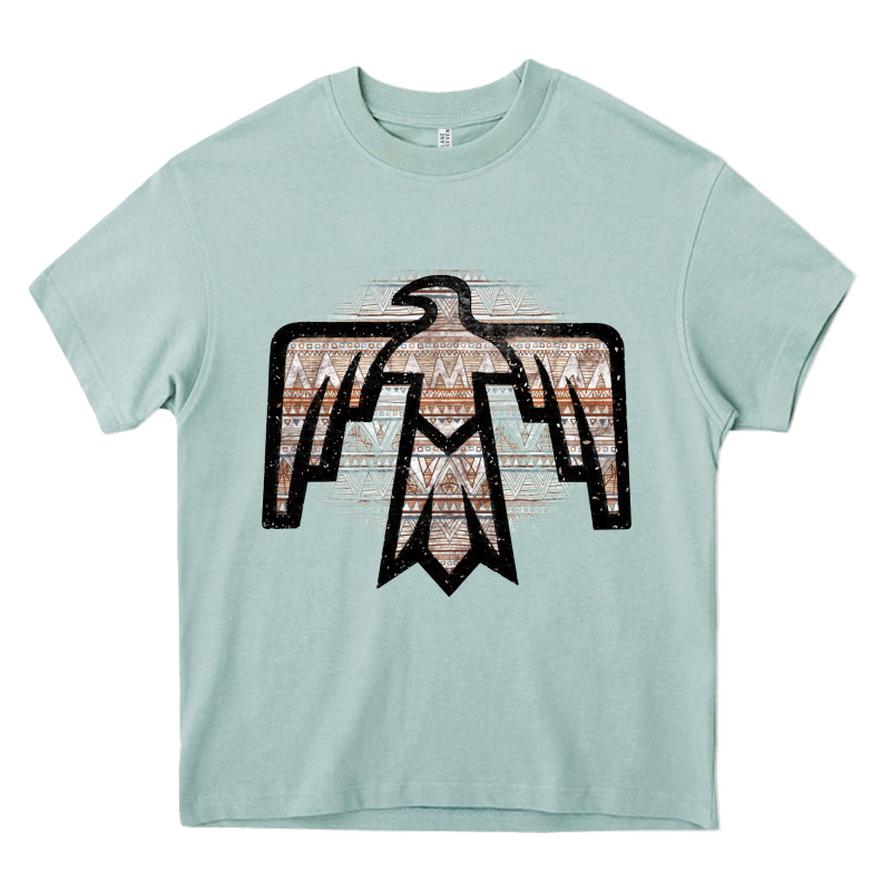 Western Light Aztec Thunderbird Heavy Core Tee by Bettercallsaul | Teevron