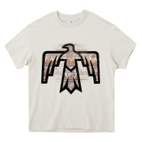 Cream Western Light Aztec Thunderbird Heavy Core Tee - Bettercallsaul