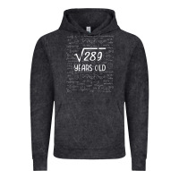 Vintage Black 17 year old gift boys girls funny 17th birthday gifts math Vintage Hoodie - trangStudio