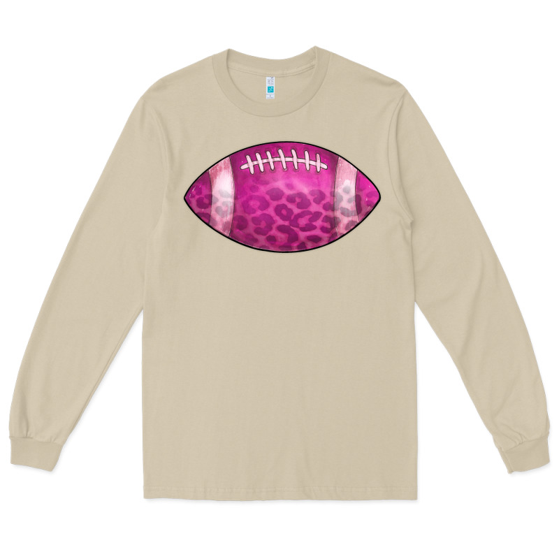 American Football Pink Long Sleeve Tee by CowCowDesign | Teevron