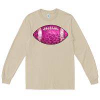 Mushroom american football pink Long Sleeve Tee - CowCowDesign