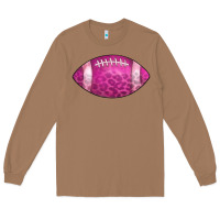 Toasted Coconut american football pink Long Sleeve Tee - CowCowDesign