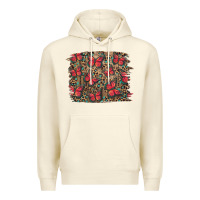 Sandshell Easter Butterflies Background Premium Hoodie - RanaPortraitStore