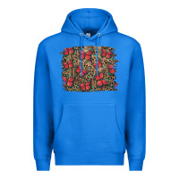 True Royal Easter Butterflies Background Premium Hoodie - RanaPortraitStore
