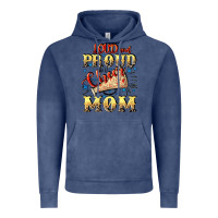 Vintage Denim Loud and proud cheer Mom Mother's Day Vintage Hoodie - CowGirlArtShop