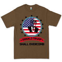 Cacao DONALD TRUMP 2016 WE SHALL OVERCOMB Premium Tee - Bettercallsaul