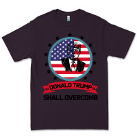 Plum DONALD TRUMP 2016 WE SHALL OVERCOMB Premium Tee - Bettercallsaul