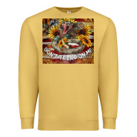 Antique Gold rattle snake don't tread on me tumbler Premium Sweatshirt - BarkalooDesign