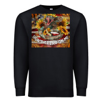 Black rattle snake don't tread on me tumbler Premium Sweatshirt - BarkalooDesign